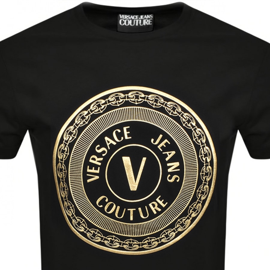Alternative Image for ProductVersace Jeans Couture Logo T Shirt Black2
